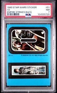 1980 Empire Strikes Back Sticker - #51 IO (LUKE) PSA 7 - Bild 1 von 1