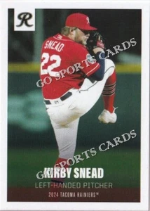 Tarjeta de ligas menores 2024 Tacoma Rainiers Kirby Snead RC Rookie Mariners - Imagen 1 de 1