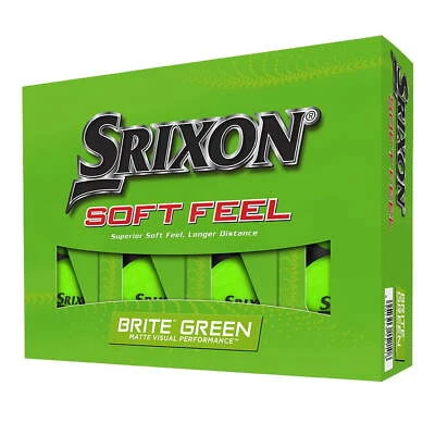 Pelotas de golf Srixon Soft Feel de mayor distancia, diseño de hoyuelo verde, 145 lb Foto 1 de 4