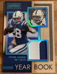 Anuario Panini Playbook 2022 Jonathan Taylor/49 parche doble color Colts - Imagen 1 de 8