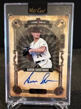 2023 WILD CARD ROOKIE AUTO AUTOGRAPH AARON SHORTRIDGE 1/1