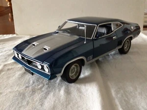 1/18 Scale Ford Falcon XB GT Coupe in Apollo Blue with Black Interior RARE - Picture 1 of 24