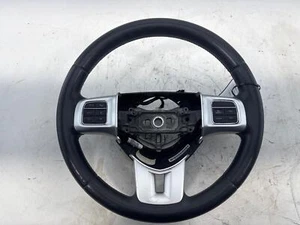 2011 - 2014 DODGE AVENGER STEERING WHEEL BLACK LEATHER OEM - Picture 1 of 4