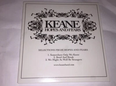 Keane Hope And Fears Sampler Cd - Image 1 of 2