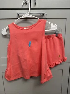 The Beaufort Bonnet Company Short Set Size 8 Girls Coral - Picture 1 of 9