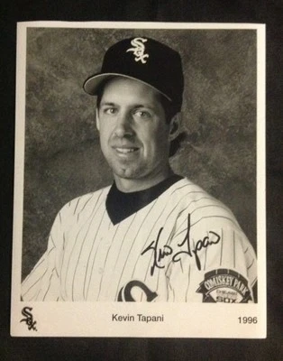 Kevin Tapani 芝加哥 Whitesox 明尼苏达双胞胎亲笔签名照片 Jerry Seinfeld — 第 1/2 张图片