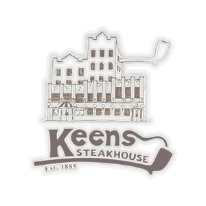 Keen's Steakhouse New York City Kiss-Cut Aufkleber Restaurant Fleisch Rind Ale Bier - Bild 1 von 25