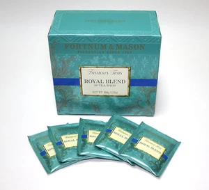 Fortnum and Mason, Royal Blend 50 Count Tea Bags (1 Pack) Box - Picture 1 of 12