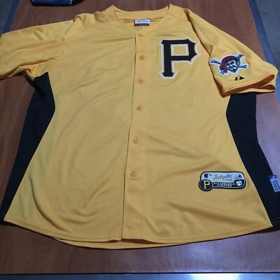 Majestic Authentic Andrew McCutchen Pittsburgh Pirates Spring Training Jersey 48 - Image 1 of 4