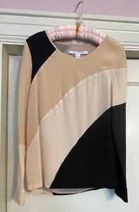 Diane von Furstenberg Seiden Bluse Top Gr. 2 sm Fehler - Bild 1 von 11