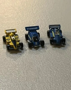 Funrise Micro Turbo Formula 1 Race Car Set of 3 Vintage 1988 Mini Vehicles - Picture 1 of 5