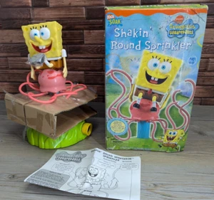 SpongeBob Squarepants Shakin Round Sprinkler Nickelodeon #5240 New/Open Box 2002 - Picture 1 of 16