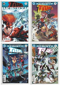 DC UNIVERSE TITANS ONE SHOT PLUS #1 2 y 3 variantes (primera impresión) 2016 casi nuevo - Imagen 1 de 9