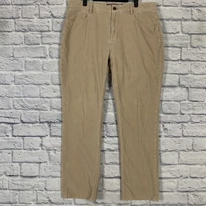 Vineyard Vines Pants Mens 36 x 32 Corduroy Beige Cotton Five Pocket Casual Chino - Picture 1 of 11