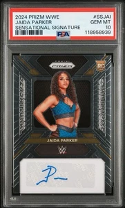 2024 Prizm WWE Kelani Jordan#SS-JAI Sensational Signatures PSA 10 (RC) - Picture 1 of 2