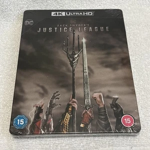 Zack Snyder Justice League 4K Ultra HD Blu-ray New Sealed Steelbook - Picture 1 of 2