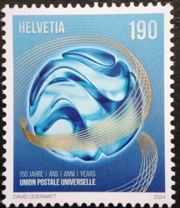 Switzerland 150 Years Of The UPU Stamp 2024-ZZIAA - Picture 1 of 2
