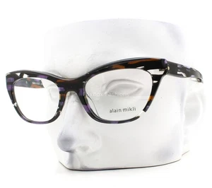 Alain Mikli Etienette Eyeglasses A03104 005 Glasses Purple Stained Glass No Case - Picture 1 of 7