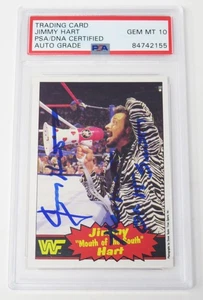 Jimmy Hart WWF Signed Autograph 1985 O-Pee-Chee Rookie Card 41 PSA 10 Auto - Picture 1 of 5