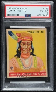 1933 Goudey Indian Gum R73 Series of 288 Toh-Ki-Ee-To #183 PSA 4 0lh3 - Picture 1 of 3