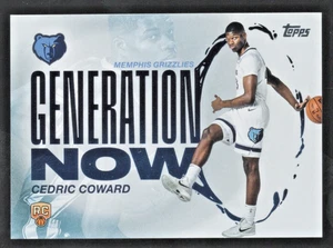 2025-26 Topps - Generation Now Cedric Coward #GN-11 (RC) Memphis Grizzlies - Bild 1 von 4