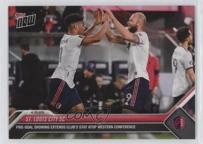 2023 Topps Now MLS /395 St Louis City SC #77 Rookie RC - Image 1 of 2