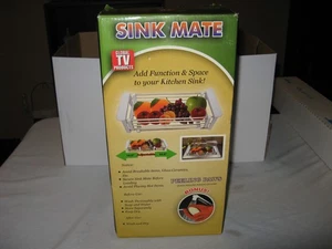 Vintage Global TV Products Sink Mate verstellbares Waschbeckengestell mit abziehenden Pfoten Handschuhen - Bild 1 von 4