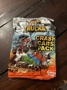 Hot Wheels Monster Trucks Crash Cars Pack Sonic Wacky Pack Toy 2020 - Picture 1 of 2