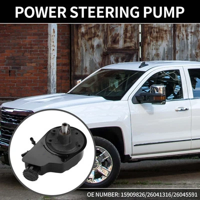 Car Power Steering Pump with Reservoir 15909826 for Chevy Silverado 1500 03-05 - Image 1 of 4