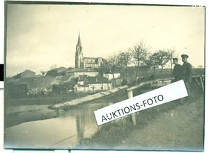 💥FOTO 1.WELTKRIEG PANNES France 1917 INFANTRIE REG 7 LOIRET RIVES DU Montargis - Bild 1 von 4