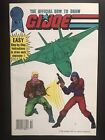 Official How To Draw Gi Joe #1 First Printing 1987 Newsstand Blackthorne Comic