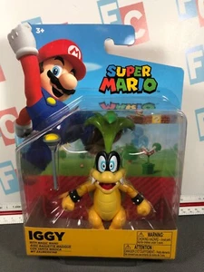 Jakks Pacific Super Mario 4" World of Nintendo Wave Iggy Koopa & Wand Figure - Picture 1 of 3