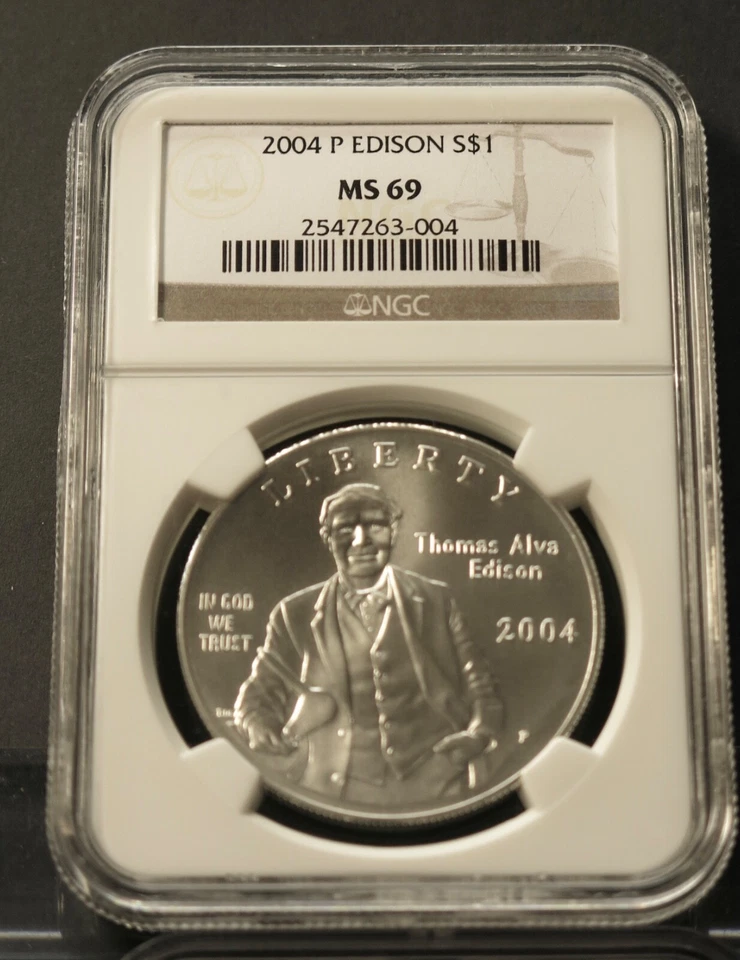 2004. P. EDISON MS 69 NGC - Image 1 of 1