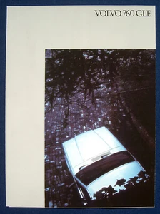 Prospekt brochure 1983 1984 Volvo 760 GLE (USA) - Bild 1 von 2