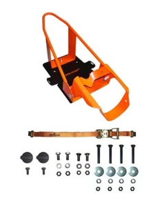 Lock N Load Deluxe Motorcycle Wheel Chock BK100 Black/Orange One Size Fits All - Picture 1 of 7