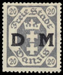 DANZIG O4 - Coat of Arms "Official Postage" (pb49211) - Picture 1 of 1