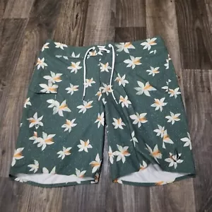 Volcom Floral Mod Tech Board Shorts Sz 34 Swim Trunks Shorts Beach Surfing - Picture 1 of 11