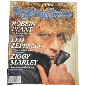 ROLLING STONE #522 Robert Plant LED ZEPPELIN March 24 1988 Ziggy Marley - Picture 1 of 12