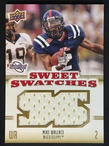 MIKE WALLACE 2010 Upper Deck NCAA Sweet Spot Sweet Swatches Used Jersey Relic - Picture 1 of 2