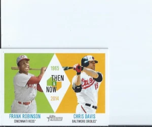 F. Robinson / C.Davis 2014 Topps Heritage entonces y ahora - Imagen 1 de 1