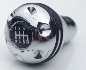 Universal 6 speed Chrome Gear Shift Knob suitable for all non-lift reverse cars - Picture 1 of 6
