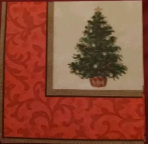Christmas Napkins. Cocktail Napkins. Decorative, Decoupage Napkins - Picture 1 of 3