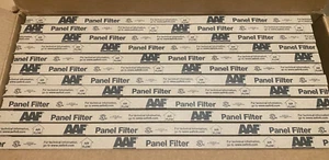 12 Pack AAF Disposable Air Filter 12 W x 24 H x 1 D in Spun Fiberglass 12x24x1 - Picture 1 of 3