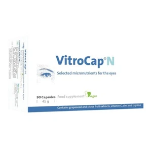Vitrocap N Cápsulas de micronutrientes para tratar flotadores de humor vítreo Pack de 90. - Imagen 1 de 10