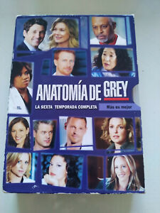 Anatomia de Grey Sexta Temporada Completa 6 x DVD Ingles Español Region 2 - 3T