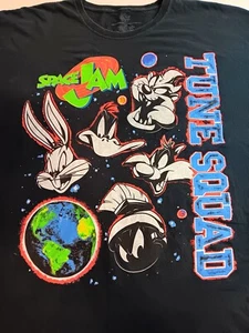 Space Jam Tune Squad Bugs, Taz, Daffy, Marvin Looney Tunes T-Shirt RARE -4X Size - Picture 1 of 7
