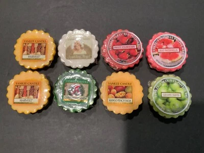 Yankee Candle wax tart lot / 8 retired  / Fruit- Harvest-X-mas-Angel new wrapped - Image 1 of 2