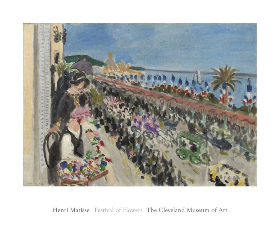 Festival das Flores, Bom (Fete des fleurs) 1923 - Impressão artística Henri Matisse 20x24 - Imagem 1 de 1
