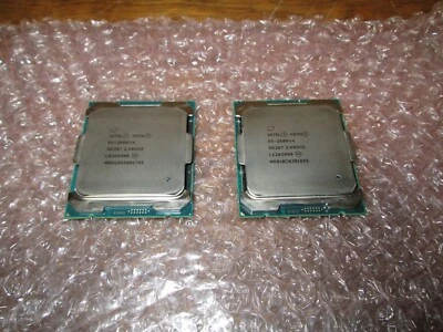 Matched Pair Intel Xeon E5-2680V4 2.40Ghz 14-Core 35MB LGA2011 CPU SR2N7 - Image 1 of 3
