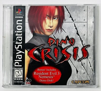 Dino Crisis W/Bonus Disc PS1 PS2 (Sony PlayStation 1, 1999) FREE SHIPPING! - Image 1 of 4